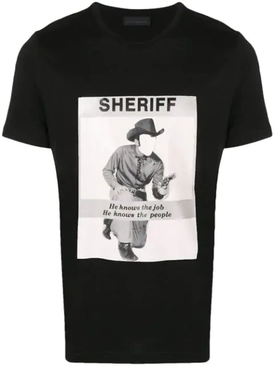 Shop Diesel Black Gold Sheriff T In Black