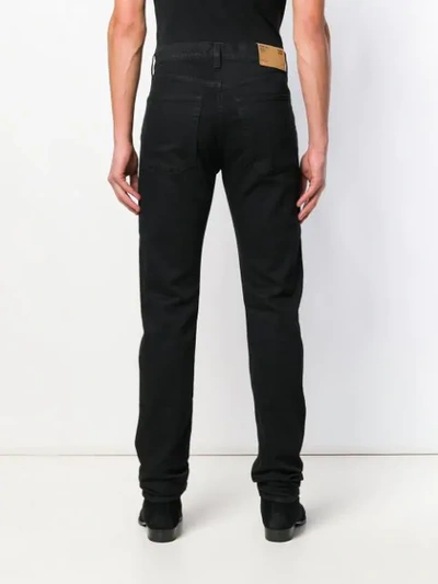 Shop Helmut Lang Straight-cut Jeans In Black