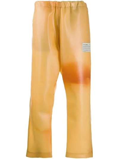 Shop A-cold-wall* Wide-leg Trousers - Yellow