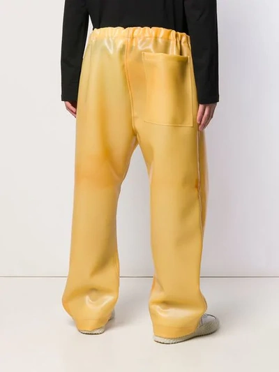 Shop A-cold-wall* Wide-leg Trousers - Yellow