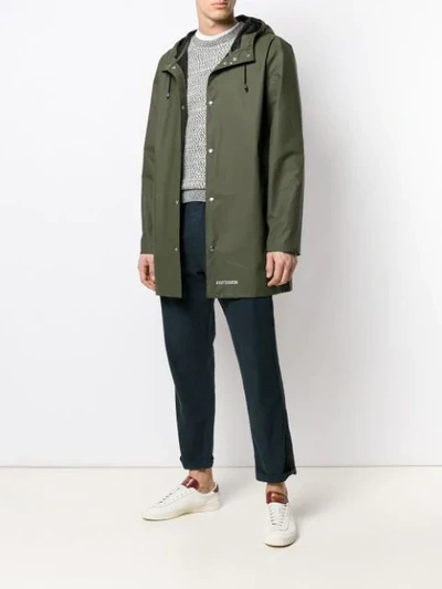 STUTTERHEIM STOCKHOLM LIGHTWEIGHT RAINCOAT - 绿色