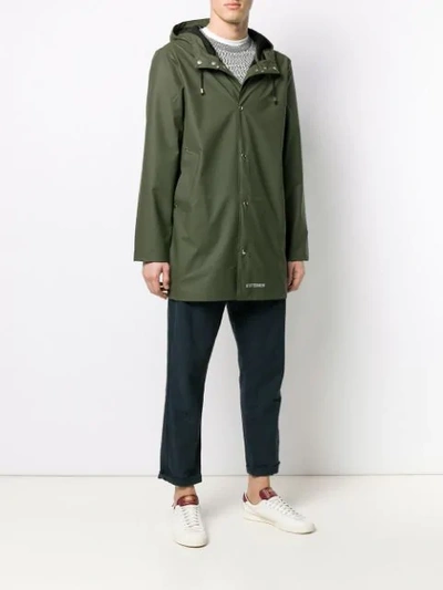 STUTTERHEIM STOCKHOLM LIGHTWEIGHT RAINCOAT - 绿色