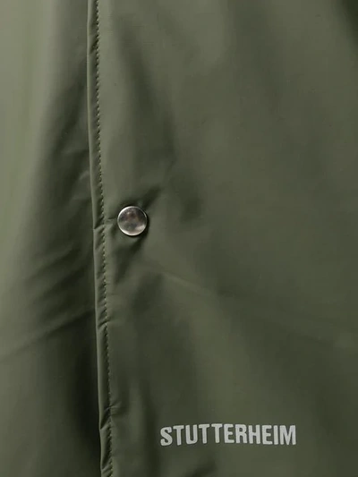 STUTTERHEIM STOCKHOLM LIGHTWEIGHT RAINCOAT - 绿色