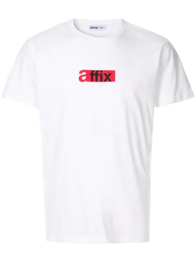 Shop Affix Logo Print T-shirt In White