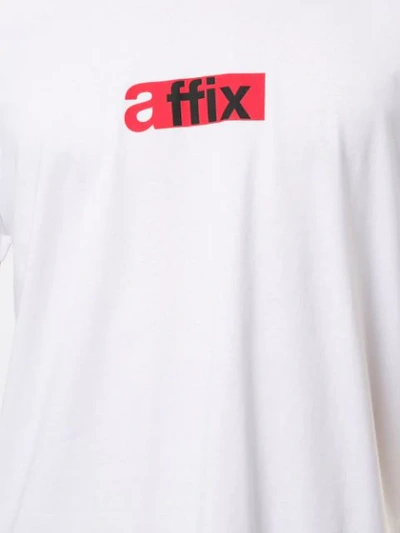 Shop Affix Logo Print T-shirt In White