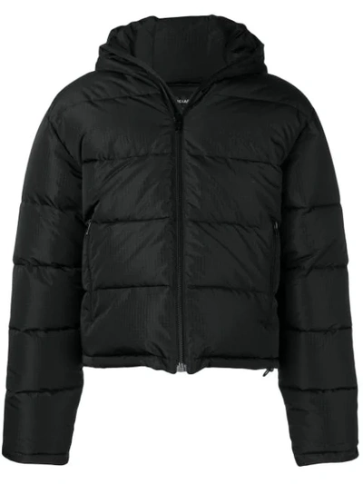 Shop Balenciaga Small Quilted Jacket In Black