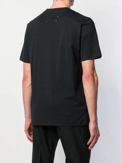 Shop Maison Margiela Rectangle Print T-shirt In Black