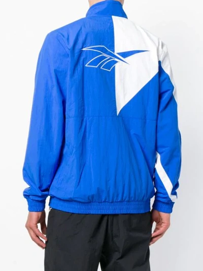 Shop Reebok Logo Sports Jacket - Blue