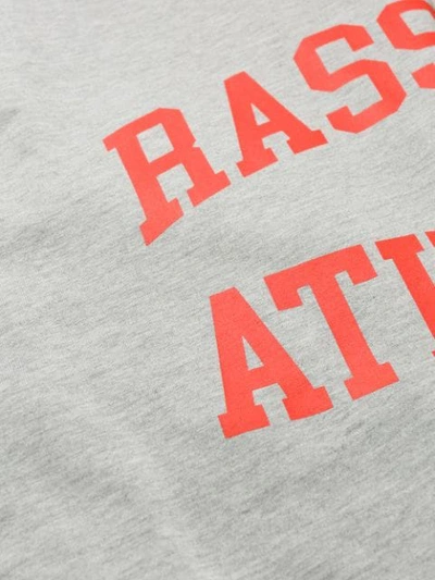 Shop Rassvet X Russel Athletic Printed T-shirt In Grey