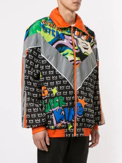 Shop Dolce & Gabbana Comic Print Track Jacket In Multicolour