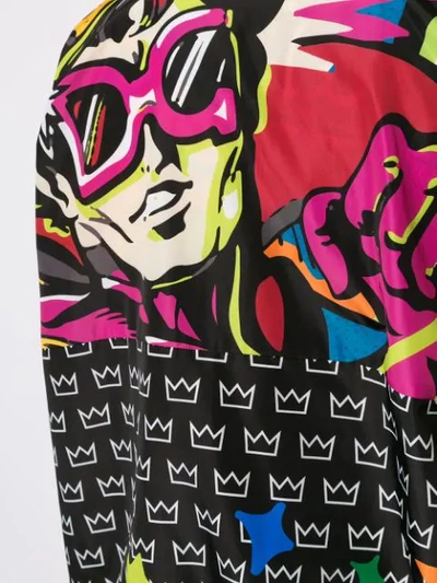 Shop Dolce & Gabbana Comic Print Track Jacket In Multicolour