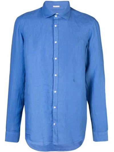Shop Massimo Alba Canary Shirt In Blue