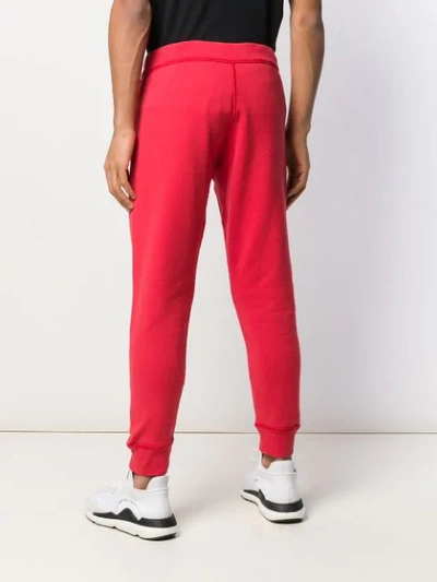 DSQUARED2 ICON TRACK TROUSERS - 红色