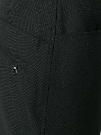Shop Neil Barrett Woven Trousers In Black