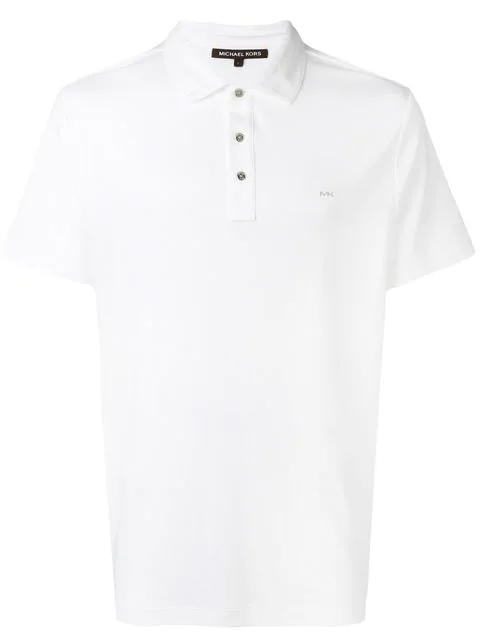 michael kors white polo
