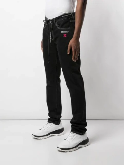 Shop Off-white X The Webster Jeans In Black