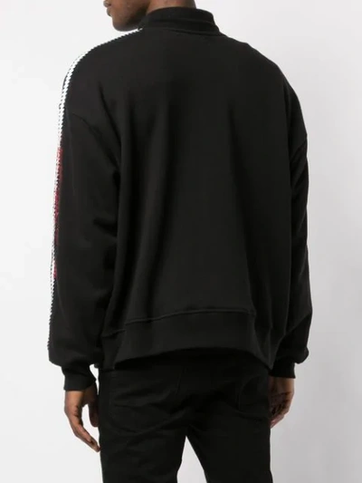 Shop Amiri Dragon Outline Sweatshirt In Black