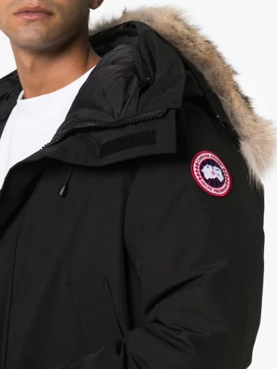 Shop Canada Goose Langford Hooded Parka In 61 - Black