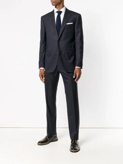 Shop Corneliani Two-piece Formal Suit In Blue