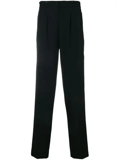 Shop Helmut Lang Tailored Trousers In Black