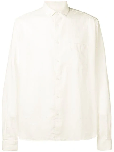 Shop Ymc You Must Create Front Pocket Shirt In Neutrals
