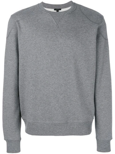 Shop Belstaff Long Sleeved Sweatshirt In Grey