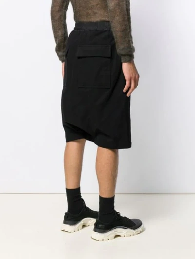 Shop Rick Owens Rick's Pods Shorts In Black