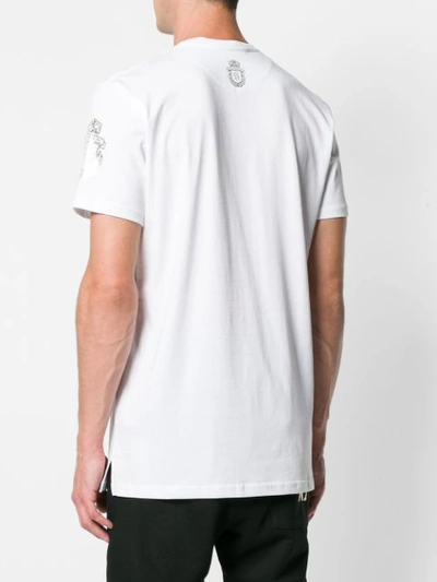 Shop Billionaire Logo Graphic T-shirt - White