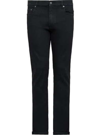 Shop Prada Klassische Skinny-jeans In Black