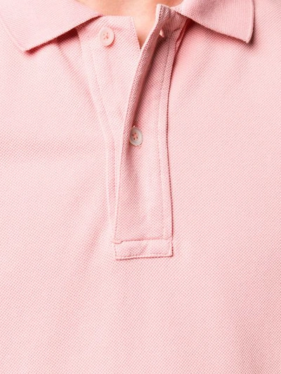 Shop Tom Ford Short Sleeve Polo Shirt In Pink
