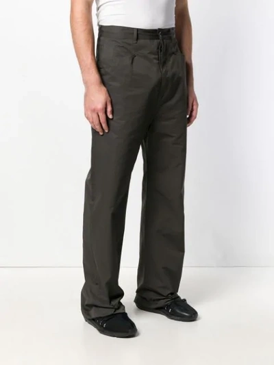 Shop Rick Owens Drkshdw Wide-leg Trousers In Green