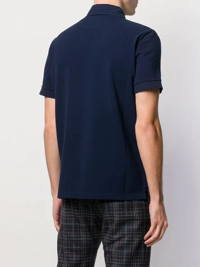 Shop Ballantyne Classic Polo Shirt In Blue