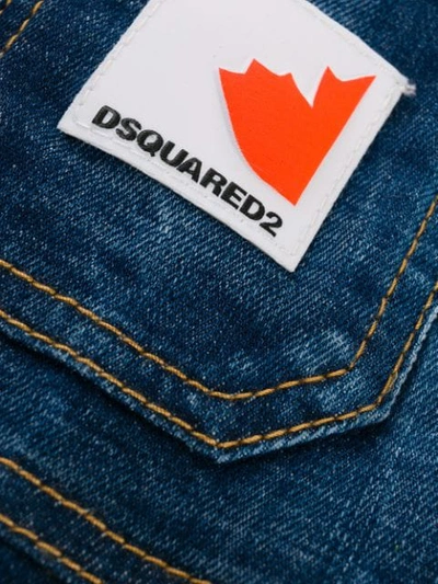 Shop Dsquared2 Easy Skater Skinny Jeans In Blue