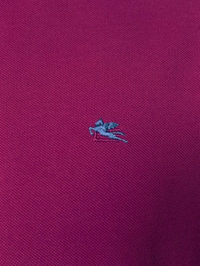 ETRO CLASSIC POLO SHIRT - 粉色