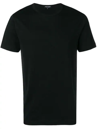 Shop Ron Dorff Round Neck T-shirt In Black