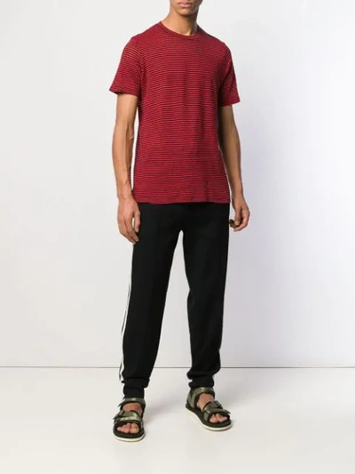 Shop Isabel Marant Striped T-shirt In Red