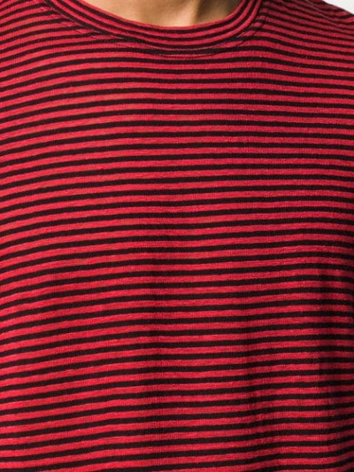 Shop Isabel Marant Striped T-shirt In Red