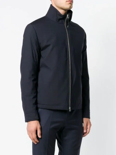 Shop Tiger Of Sweden Zip Lightweight Jacket In Blue