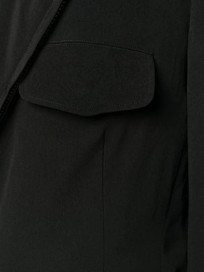 Shop Yohji Yamamoto Semi-long Light Jacket In Black