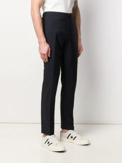 Shop Salle Privée Straight Leg Trousers In Blue