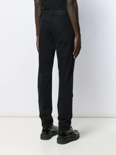 Shop Officine Generale Kurt Slim Fit Jeans In Black