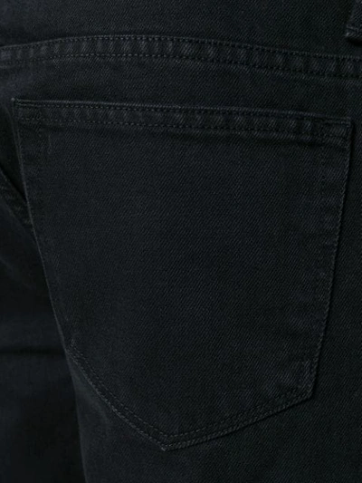 Shop Officine Generale Kurt Slim Fit Jeans In Black