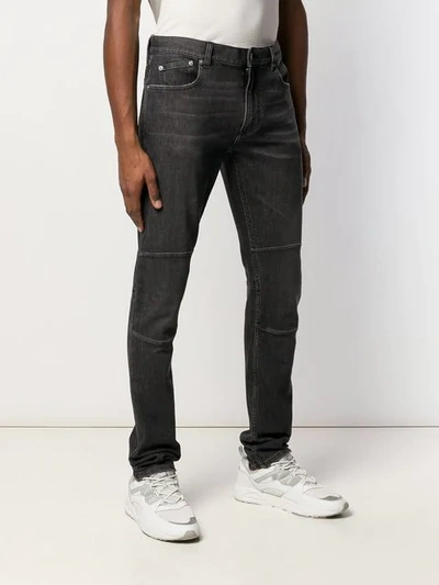 Shop Belstaff Faded Slim Jeans In Black