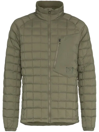 Shop Burton Ak Bk Lite Insulator Quilted Feather Down Jacket - Green