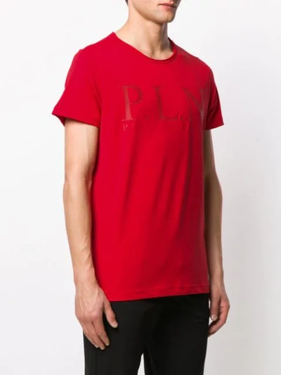 Shop Philipp Plein T-shirt P.l.n. In Red