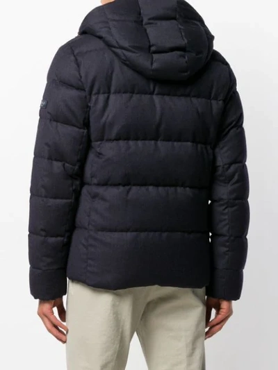 Shop Tatras Padded Hooded Jacket In Blue