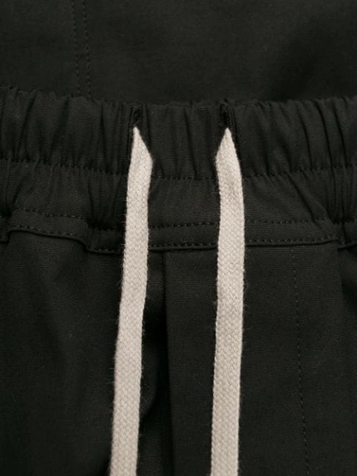 Shop Rick Owens Drop Crotch Track Pants In Black