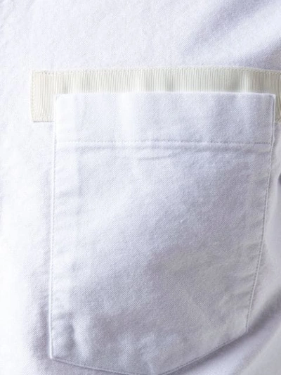 Shop Natural Selection Band Pocket Shirt In White