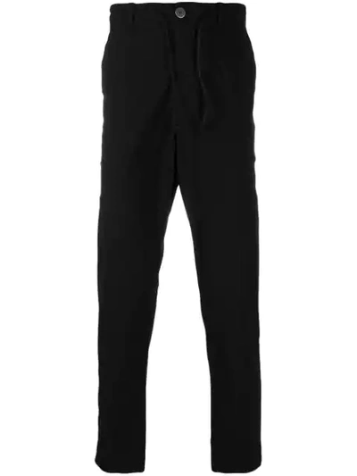 Shop Transit Drawstring Slim-fit Trousers - Black