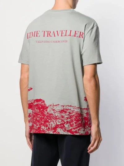 VALENTINO UFO PRINT T-SHIRT - 灰色